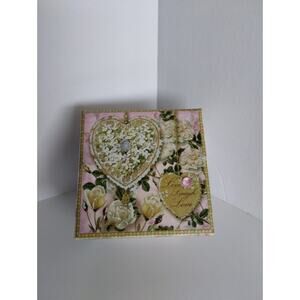 Punch Studio Jasmine Luxury Bath Bar Soap 5oz Heart Design - Valentine's Day